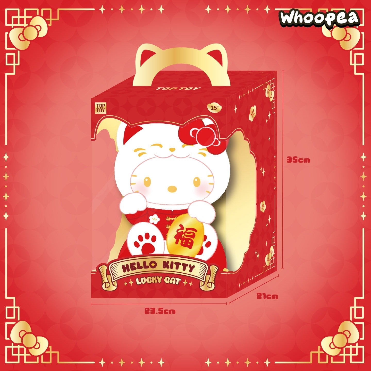 SANRI0 HK Lucky Cat Series Plush Doll